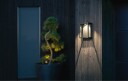Sg Armaturen As Fagernes mini utendørs vegglampe 9W IP44 dimbar - Svart