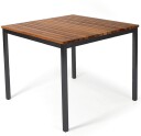 Skargaarden Häringe spisebord 85 x 85 cm svart/teak Skargaarden