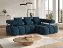 Levvi 3 seters boblete sovesofa med divan høyre   Manhattan 40