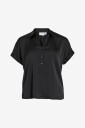 Vila - Bluse viEenna Ravenna S/S - Svart