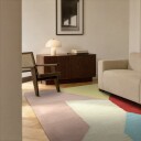 Ullteppe   Aveiro rosa/multi Størrelse: 80 x 150 cm