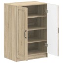 vidaXL Sko Skap UTRECHT 59,5 x 39,5 x 87 cm Konstruert tre Sonoma eik