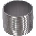 3/4" x 30 mm nippelrør kuttet AISI 316 silver 3/4" x 30mm