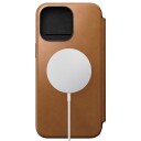 Nomad Modern Leather Folio, Folio, Apple, Iphone 15 Pro Max, 17 Cm (6.7"), Tan (Gul-Brun)