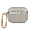 Dėklas Guess Guapucg4gk Airpods Pro Cover Juodas Glitter Collection
