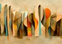 Curved Kaleidoscope Plakat / 30x40
