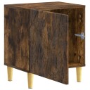  Nattbord Røkt Eik 43 x 34,5 x 50 cm Konstruert tre