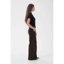 My Essential Wardrobe Bukser Dame Høy Midje Wide Leg Delicioso Brun XL