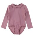 Petit Crabe Badedrakt UV50+ Heather m. Krage Petit Crabe 5 6 år 110 116 Badetøy Lilla