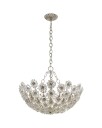 Claret Short Pendant Burnished Silver Leaf