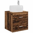  Vegghengt vaskeservant Gammelt tre 49,5 x 44,5 x 66 cm