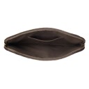 DARK Velvet Quilted Mac Cover Chocolate Brown