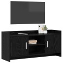  TV skap 102 x 33 x 47 cm Svart eik Konstruert tre