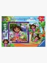 Puslespill 2x49 Dora Utforskeren Ravensburger