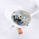 Lindby Taklampe Arina i hvitt, 3 lyskilder, lang