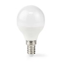 Nedis Frostet LED-lyspære Varm hvit E14, G45, 4,9W, 470lm, 2700K