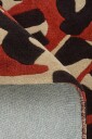 Leopard Ullteppe 300x400 cm Rød
