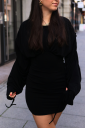 Han Kjøbenhavn Draped Ruched Crepe Jersey Mini Dress
