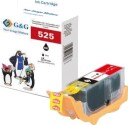 G&G 14557 svart blekkpatron 16 ml 360 sider