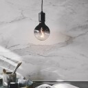 Halo Design LED Globe lyspære med farget glass, røykfarget