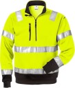 Fristads Sweatshirt 728 Shv, Klass 3 Varsel Gul/svart Xs