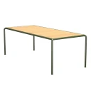Houe AVANTI Spisebord 222x98 cm furu/olivengrønn