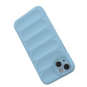 Hurtel Magic Shield Case for iPhone 14 Plus Flexible Armored Case Light Blue