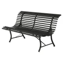 Fermob Louisiane sofa 150 cm Liquorice