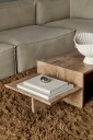 ferm LIVING Distinct salongbord Dark Brown Travertine