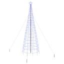  LED juletre med 800 LED med jordspyd Blå 400 cm Jern