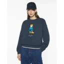 Maison Kitsuné Dame Gensere & Hettegensere Blå L,