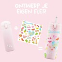 Drikkeflaske IZY Kids Pink Summer 350 ml