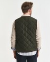Vattert fleecevest DARK MOSS GREEN XL
