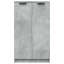 vidaXL Skoskap betonggr? 59x35x100 cm konstruert tre