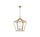 Darlana taklampa sexkantig Gilded Iron