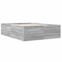  Sengeramme grå sonoma 120x190 cm konstruert tre 8721102615948