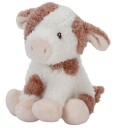 Little Dutch Little Dutch - Krammebamse Ko 17Cm - Little Farm - Multi/patterned - ONE SIZE 17 cm