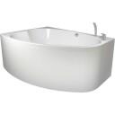 Westerbergs Badekar Norden 160R Duo Høyre Akryl Hvit 1570x1150mm