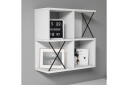 Vegghylle Amtorp 60 cm   Hvit|Svart