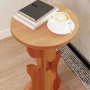  Sidetabell Voksbrun 39.5 x 39.5 x 53.5 cm Massiv furu tre