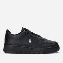 Ralph Lauren Masters Court Leather Sneaker - Black/black/white Pp