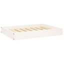 Vidaxl Hundeseng Hvit 71.5X54X9 cm Heltre Furu