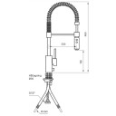 Tapwell Evo186 Proff Brushed Nickel (TA-9423554)