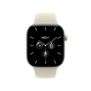 Apple Watch Series 12 Smartklokke 42mm Perlehvit Keramikk med Sand Sport Band