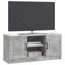  TV skap Betonggrå 102 x 34,5 x 47 cm Konstruert tre