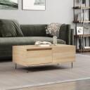 vidaXL Salongbord sonoma eik 90x50x36,5 cm konstruert tre