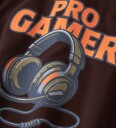 Name It Hettegenser   NkmVugo   Chocolate Plum/Pro Gamer   Name It   6 år (116)   Hettegenser Brun Oransje