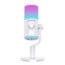 Maono DM30RGB Spillmikrofon med USB og Cardioid Karakteristikk - Hvit