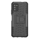 Anti-Slip Nokia G100 Hybrid-deksel med Stativ Svart