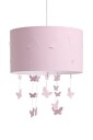 Alice & Fox Taklampe Sommerfugler Rosa